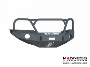 Toyota Tacoma Stealth Front Winch Bumper Lonestar Guard - Texture Black WARN M8000 Or 9.5xp